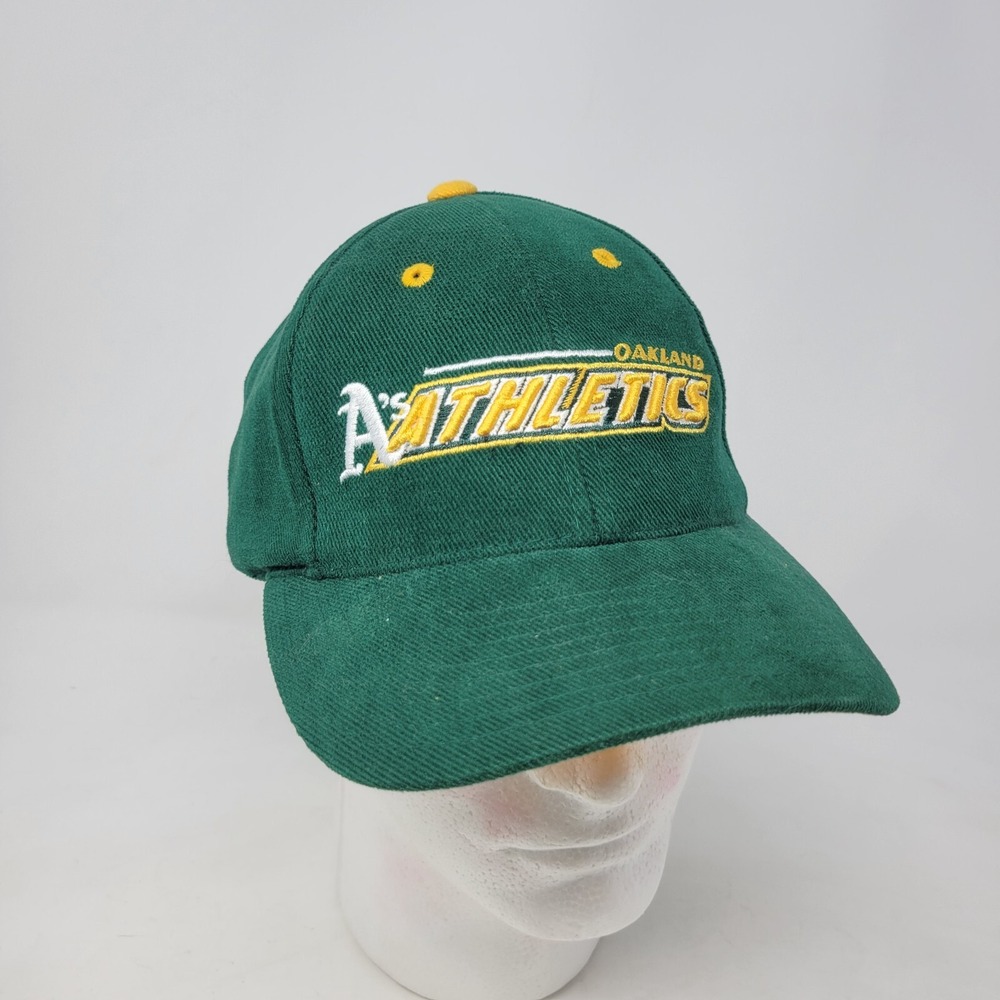 Oakland Athletics‎ Men's Green Logo 7 Hat Adjustable Strapback One Size